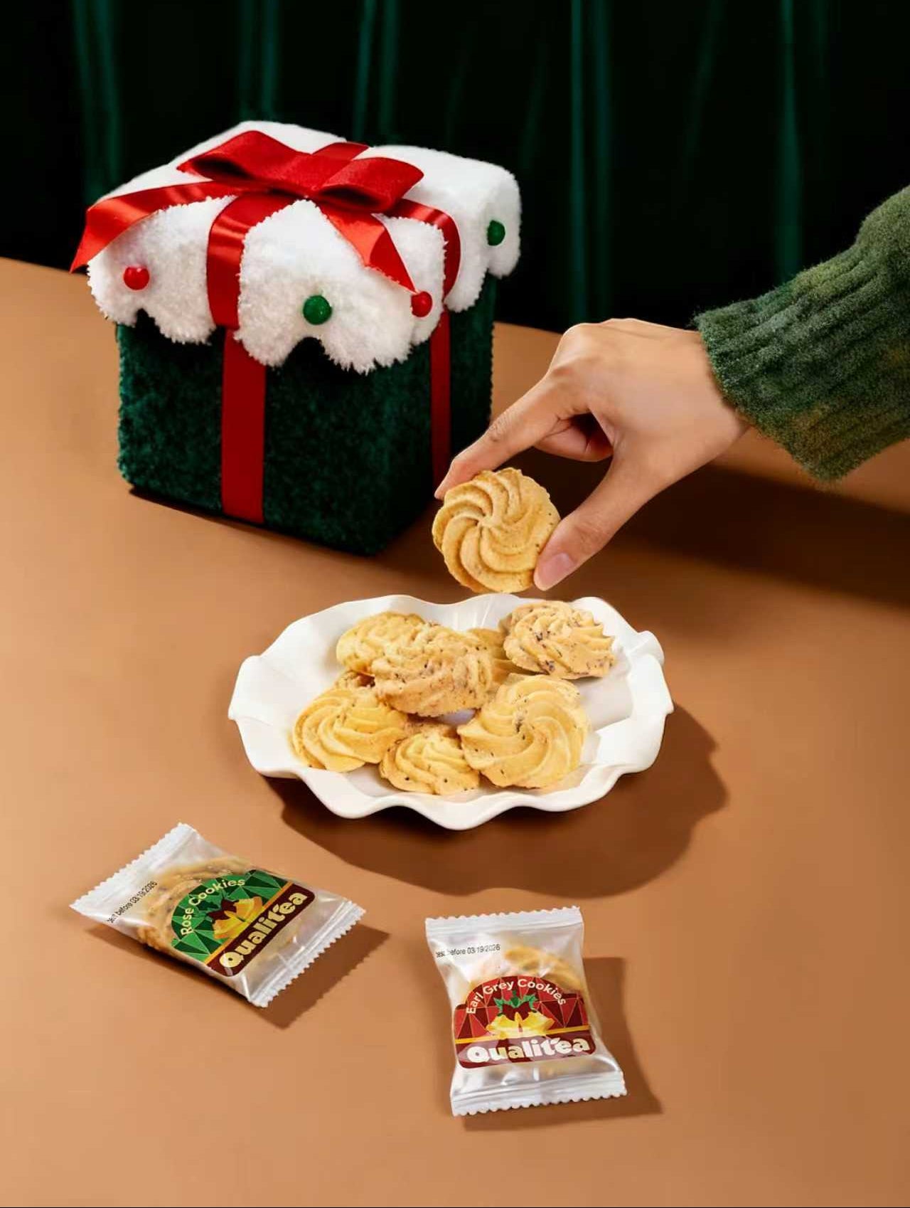 Tea-Infused Cookies (12 Pieces/Box)