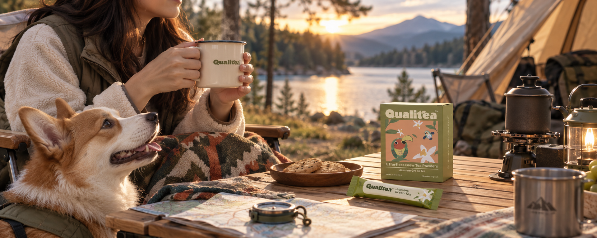 Take tea outside